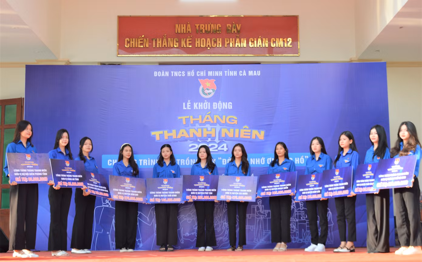 Những con số ấn tượng thông qua việc phát động Tháng Thanh niên năm 2024.