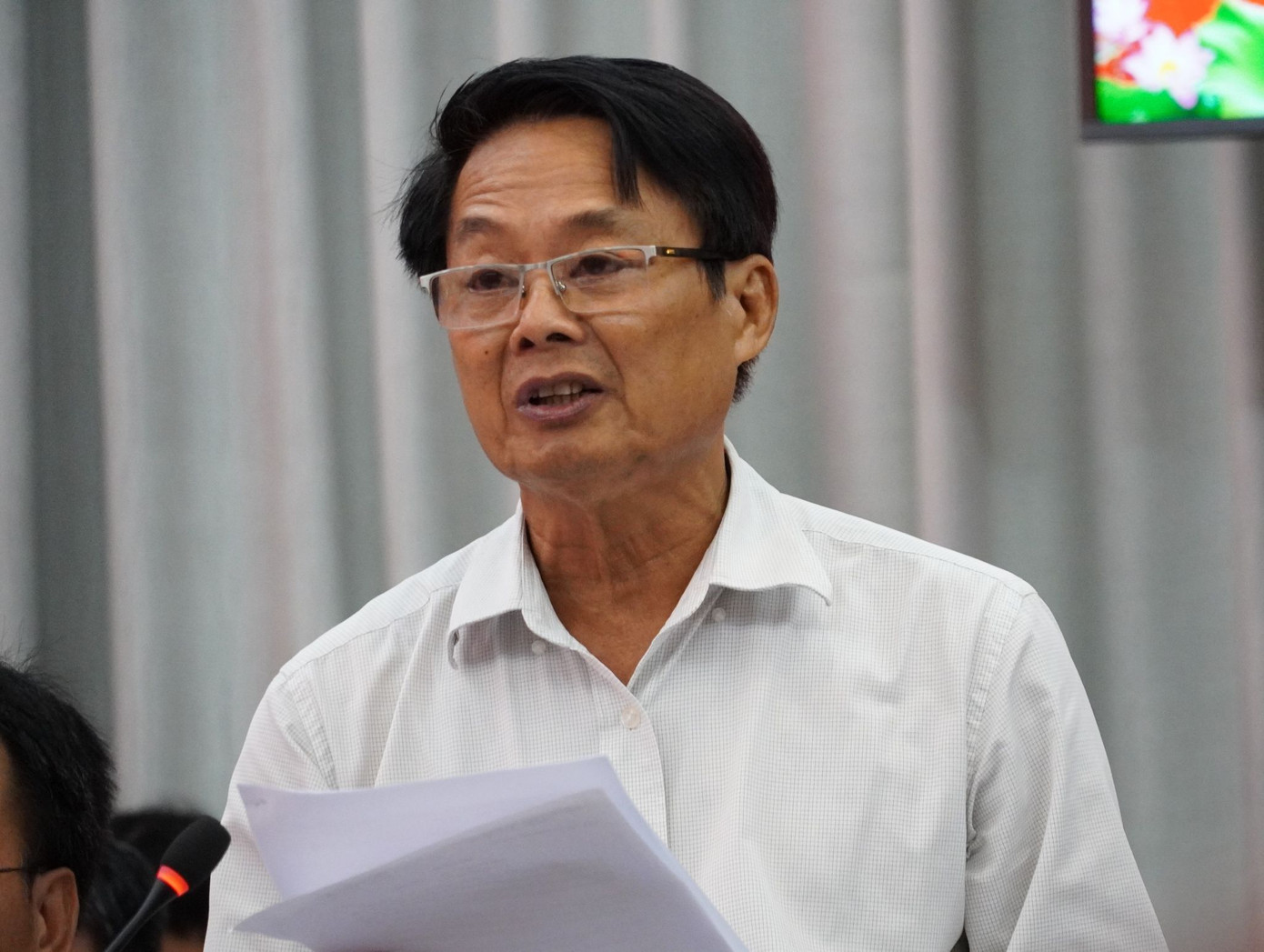 Phó Giám đốc Sở Y tế Cà Mau - Vương Hữu Tiến trả lời câu hỏi của PV Tiền Phong.