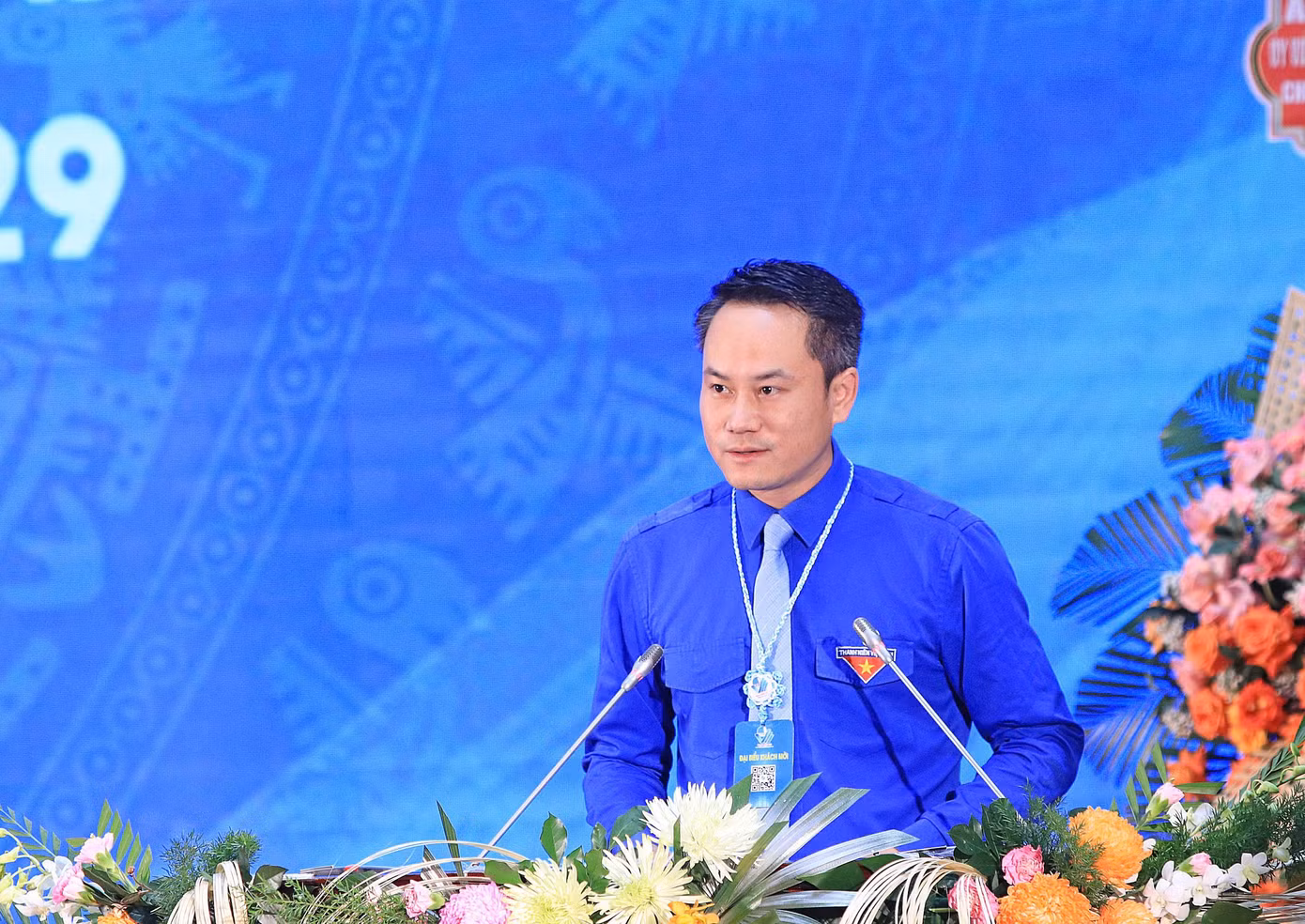 Anh Nguyễn Kim Quy - Phó Chủ tịch Thường trực Uỷ ban T.Ư Hội LHTN Việt Nam phát biểu tại đại hội. Anh Nguyễn Kim Quy - Phó Chủ tịch Thường trực Uỷ ban T.Ư Hội LHTN Việt Nam phát biểu tại đại hội.