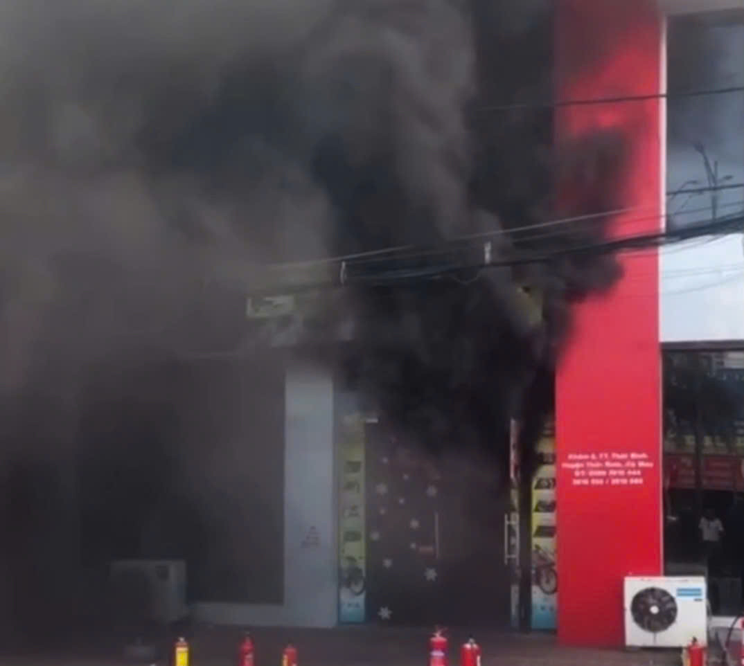 Hiện trường vụ cháy.