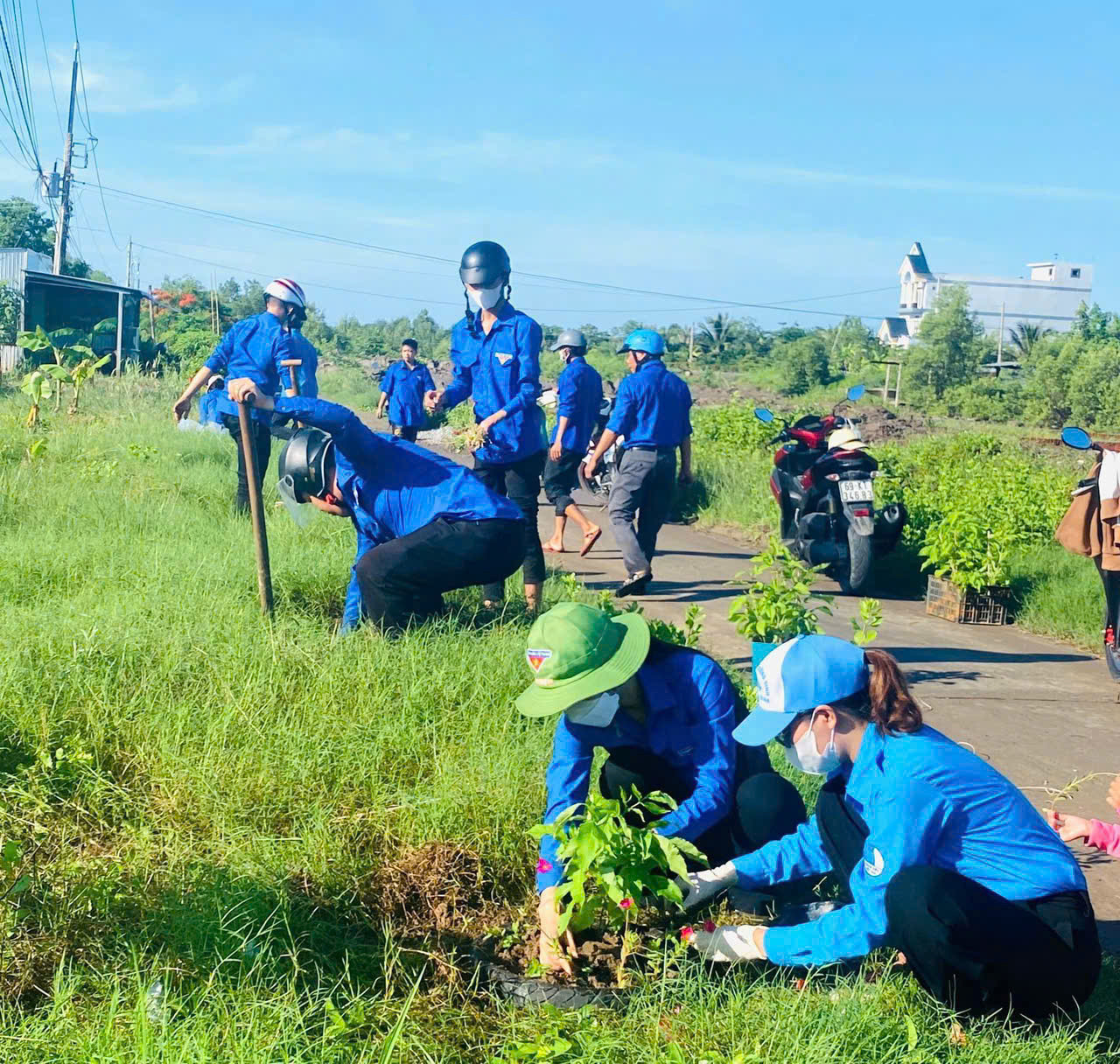 Tuổi trẻ Cà Mau thực hiện các hoạt động tình nguyện hưởng ứng Kỷ niệm 70 năm sự kiện tập kết ra Bắc.