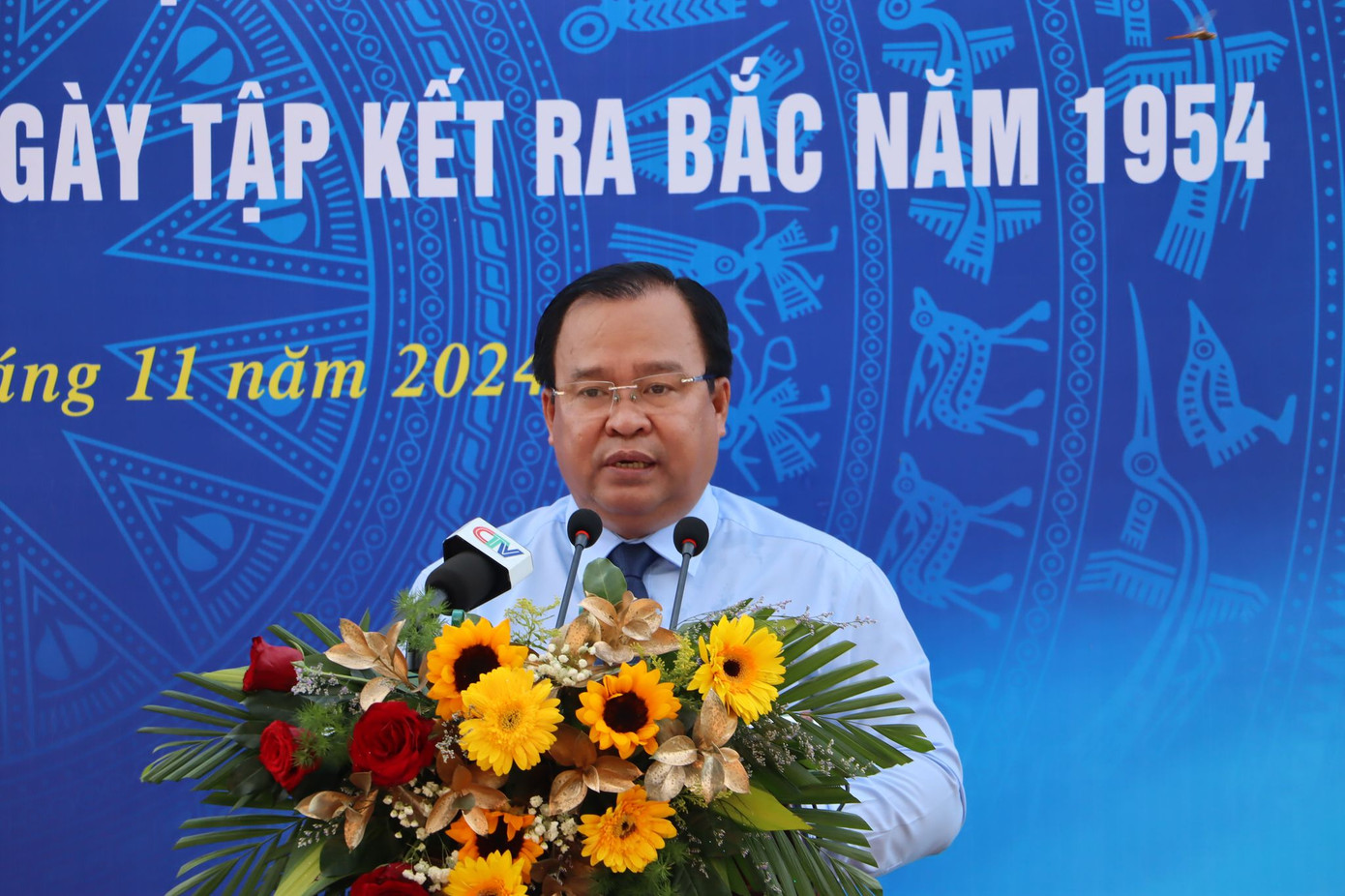 Ông Nguyễn Minh Luân, Phó Chủ tịch UBND tỉnh Cà Mau phát biểu tại buổi lễ.