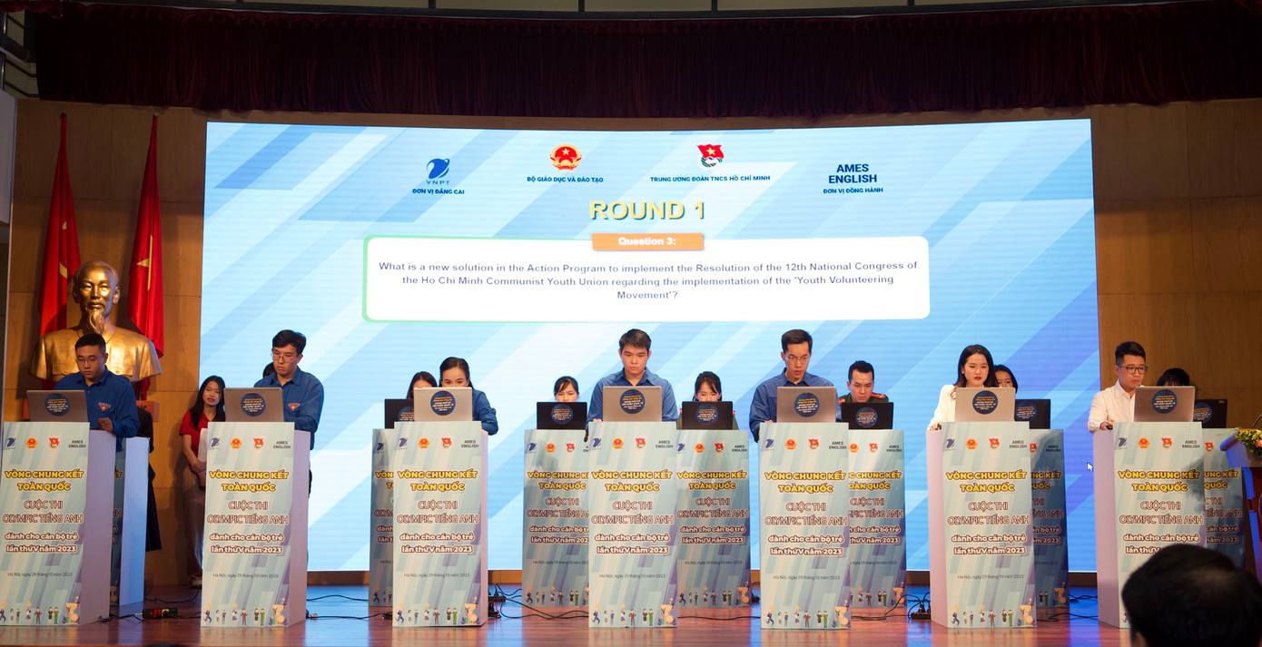 Các thí sinh tranh tài trong vòng chung kết. Các thí sinh tranh tài trong vòng chung kết.