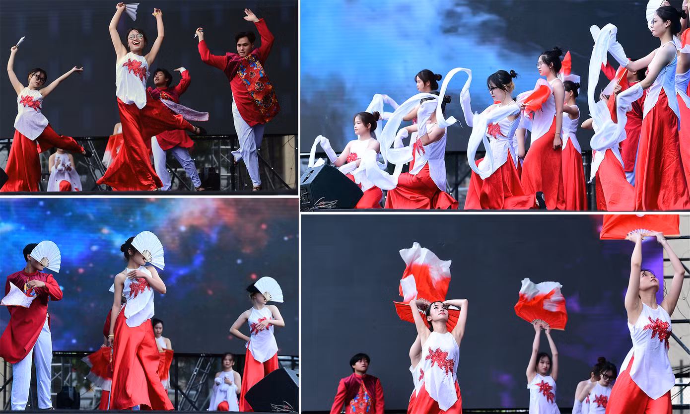 'Sóng Festival' là nơi để giới trẻ gặp gỡ với các nghệ sĩ nổi tiếng như Hoàng Dũng, Hà Myo, Ngô Lan Hương, Kiên Trịnh cùng các ban nhạc được yêu thích Chillies, Da LAB. Ảnh: Xuân Tùng