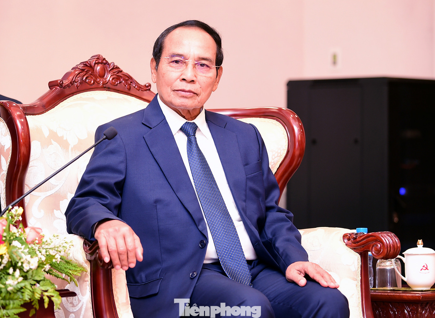 Phó Chủ tịch nước CHDCND Lào Bounthong Chitmany đánh giá cao mối quan hệ hợp tác hữu nghị giữa Đoàn Thanh niên hai nước. Ảnh: Xuân Tùng Phó Chủ tịch nước CHDCND Lào Bounthong Chitmany đánh giá cao mối quan hệ hợp tác hữu nghị giữa Đoàn Thanh niên hai nước. Ảnh: Xuân Tùng