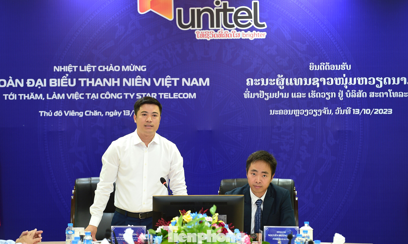 Anh Trần Văn Đông phát biểu tại chương trình. Ảnh: Xuân Tùng