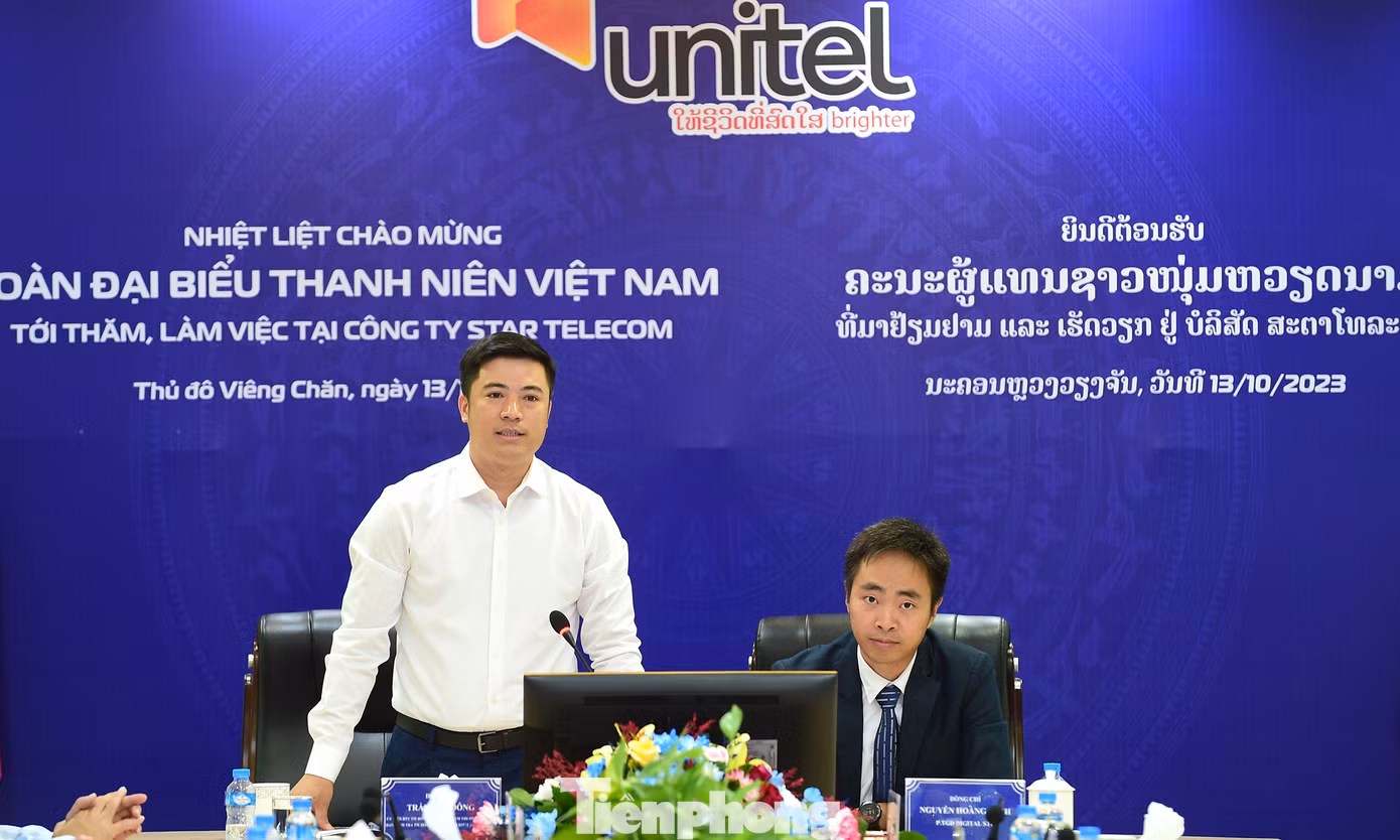 Anh Trần Văn Đông phát biểu tại chương trình. Ảnh: Xuân Tùng Anh Trần Văn Đông phát biểu tại chương trình. Ảnh: Xuân Tùng
