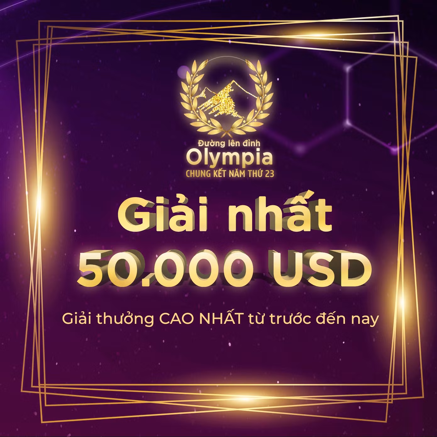 ... với giải thưởng cao kỷ lục từ trước đến nay? ... với giải thưởng cao kỷ lục từ trước đến nay?