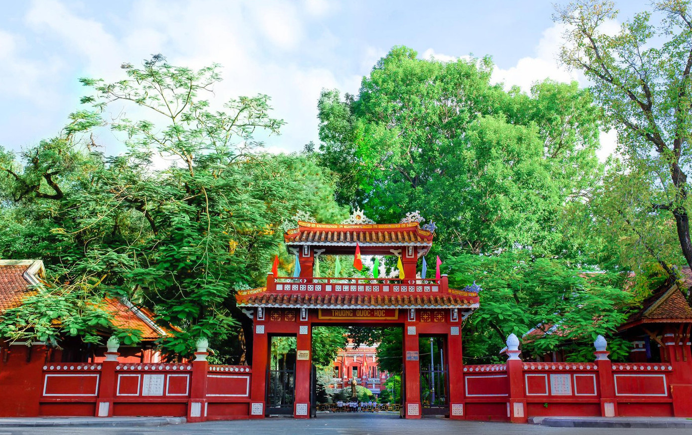 Trường THPT chuyên Quốc học - Thừa Thiên Huế là ngôi trường có đông học sinh vào Chung kết Olympia. Ảnh: FB trường. Trường THPT chuyên Quốc học - Thừa Thiên Huế là ngôi trường có đông học sinh vào Chung kết Olympia. Ảnh: FB trường.