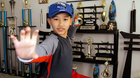 "Thần đồng" 14 tuổi Moshe Kai Cavalin. Ảnh: huffingtonpost.com..