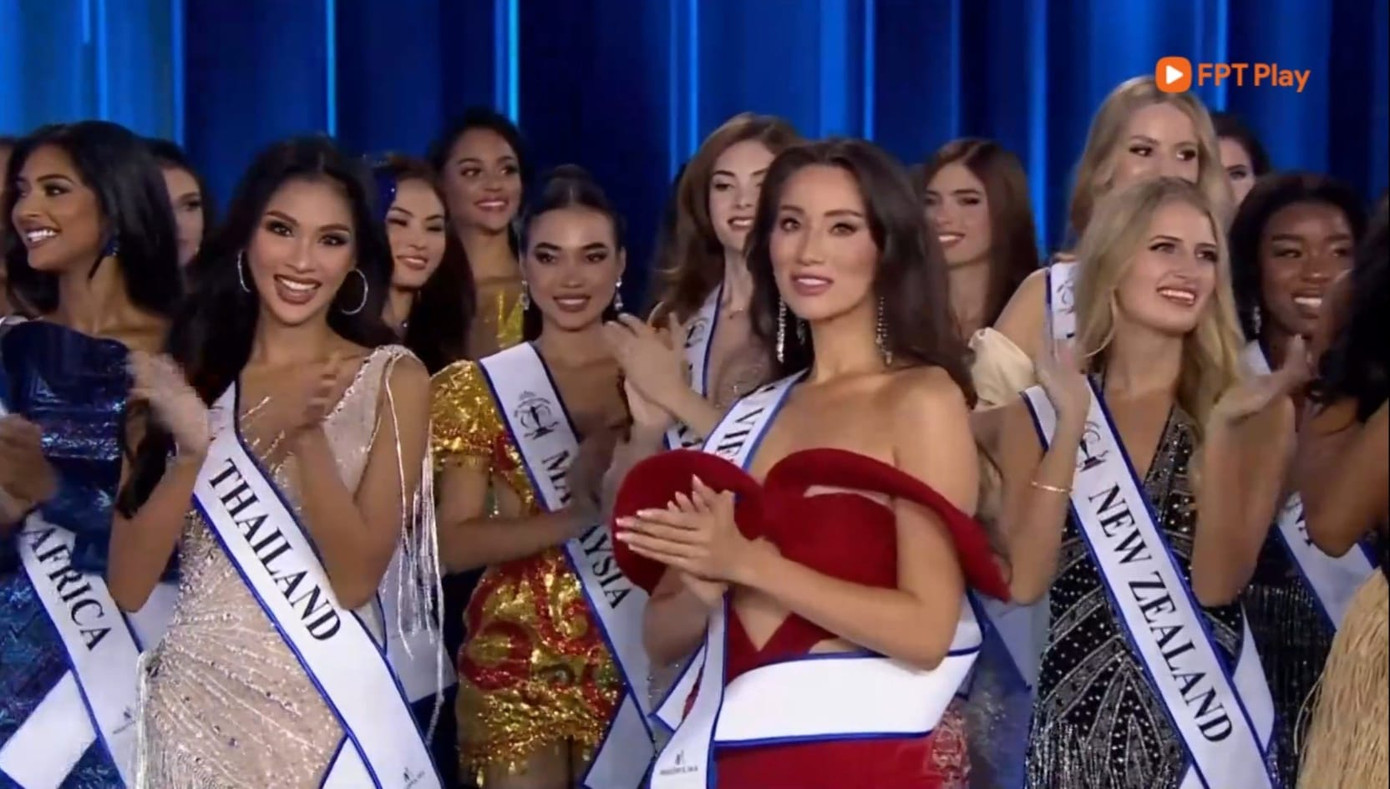 Lydie Vũ tại chung kết Hoa hậu Siêu quốc gia 2024.