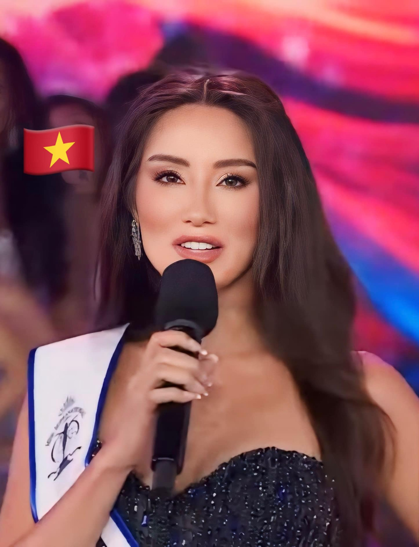 Lydie Vũ tại chung kết Hoa hậu Siêu quốc gia 2024.