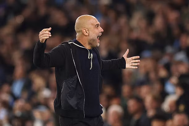 Niềm vui chiến thắng không thể xoa dịu sự thất vọng của HLV Guardiola. Ảnh: Getty Images. Niềm vui chiến thắng không thể xoa dịu sự thất vọng của HLV Guardiola. Ảnh: Getty Images.