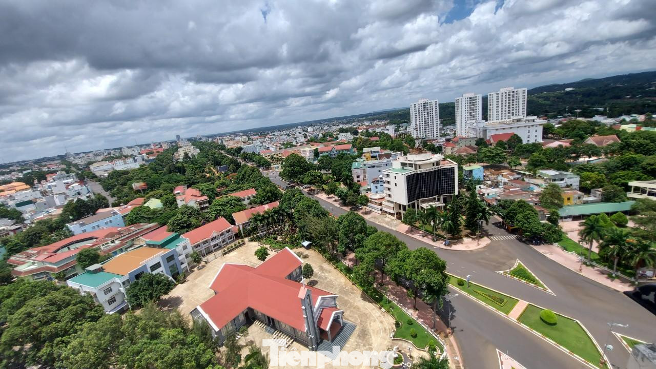 Một góc TP.Buôn Ma Thuột nhìn từ trên cao. Ảnh: Tuấn Nguyễn