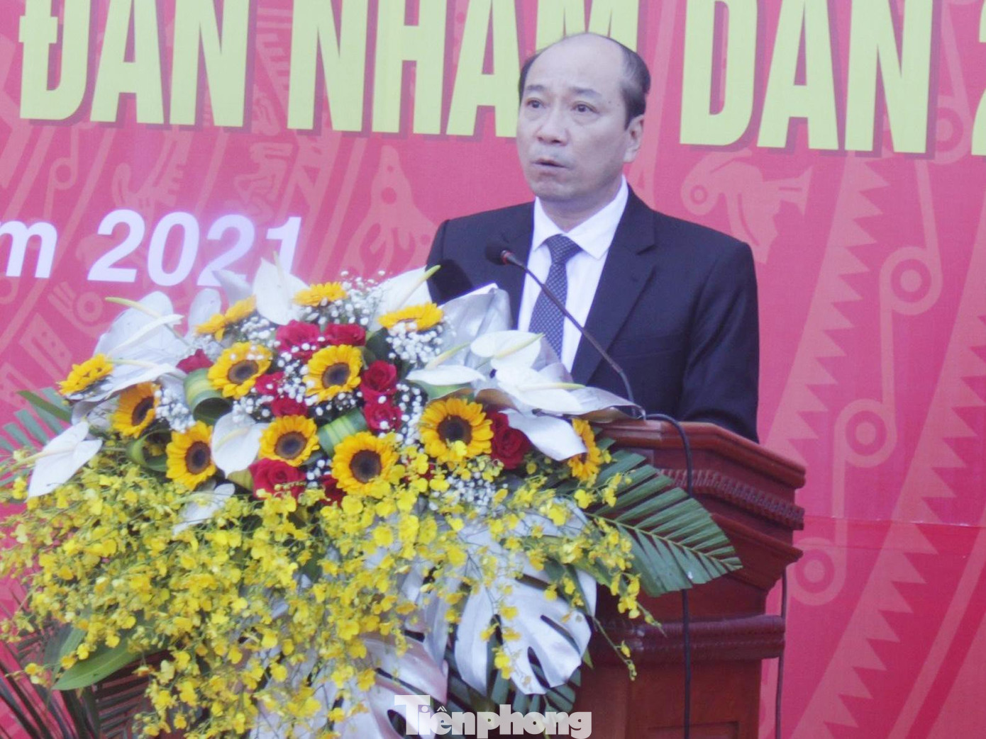 Chủ tịch tỉnh Đắk Lắk Phạm Ngọc Nghị phát biểu tại lễ ra quân Chủ tịch tỉnh Đắk Lắk Phạm Ngọc Nghị phát biểu tại lễ ra quân