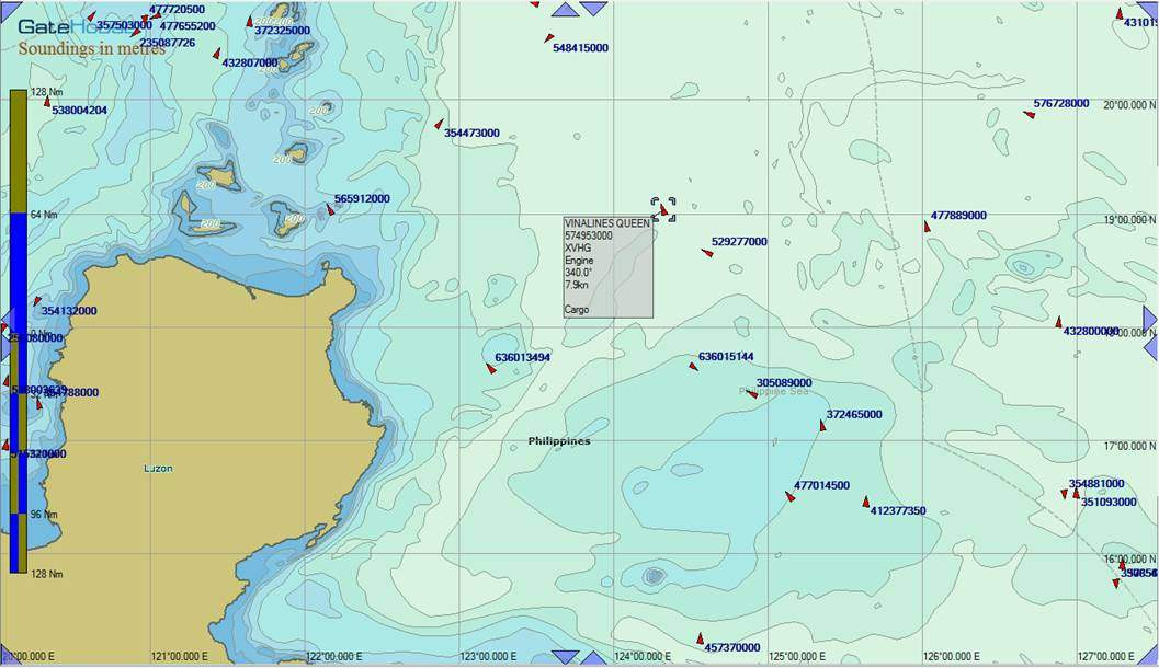 Vị trí tàu chìm