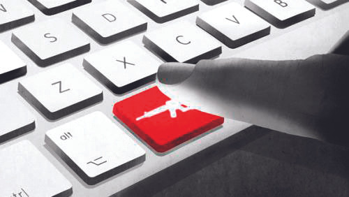 Không gian ảo trở thành chiến trường Ảnh: Matt Murphy