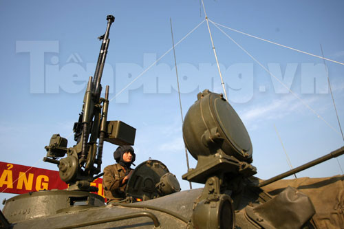 Trước giờ xuất kích. Ảnh: Thái Hà Trước giờ xuất kích