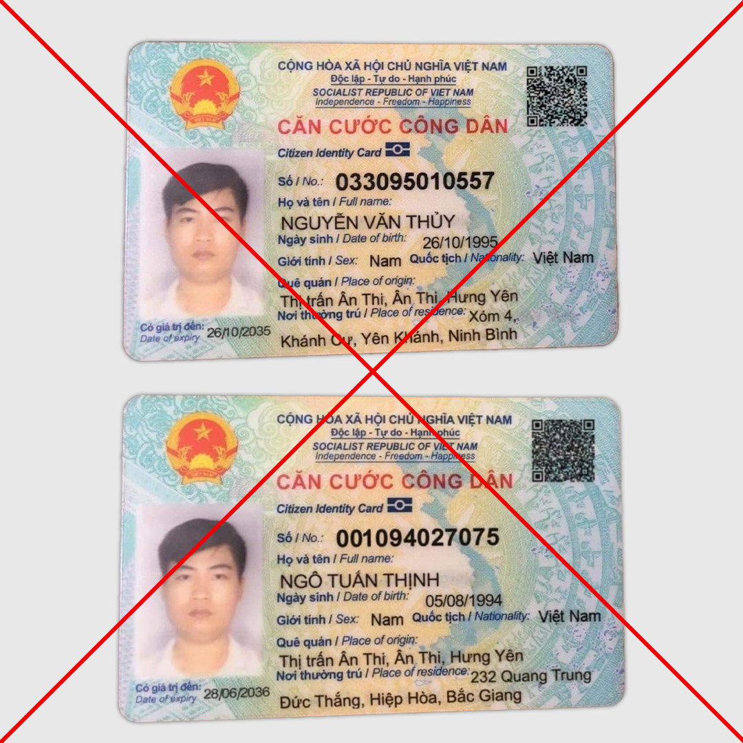 Các đối tượng lừa đảo sẽ sử dụng CMND được photoshop để lấy lòng tin của khách hàng. Các đối tượng lừa đảo sẽ sử dụng CMND được photoshop để lấy lòng tin của khách hàng.