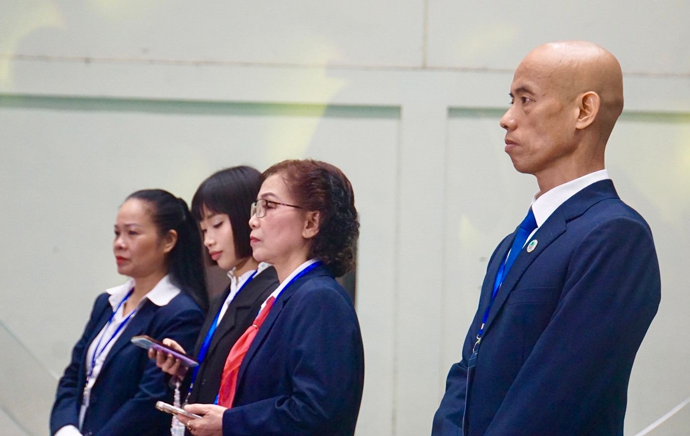 Tổ trọng tài làm việc tập trung cho mỗi phần thi. Tổ trọng tài làm việc tập trung cho mỗi phần thi.