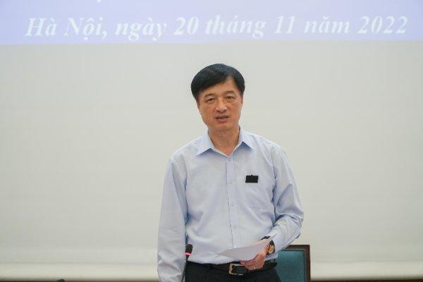 Trung tướng Nguyễn Duy Ngọc phát biểu tại Hội nghị.