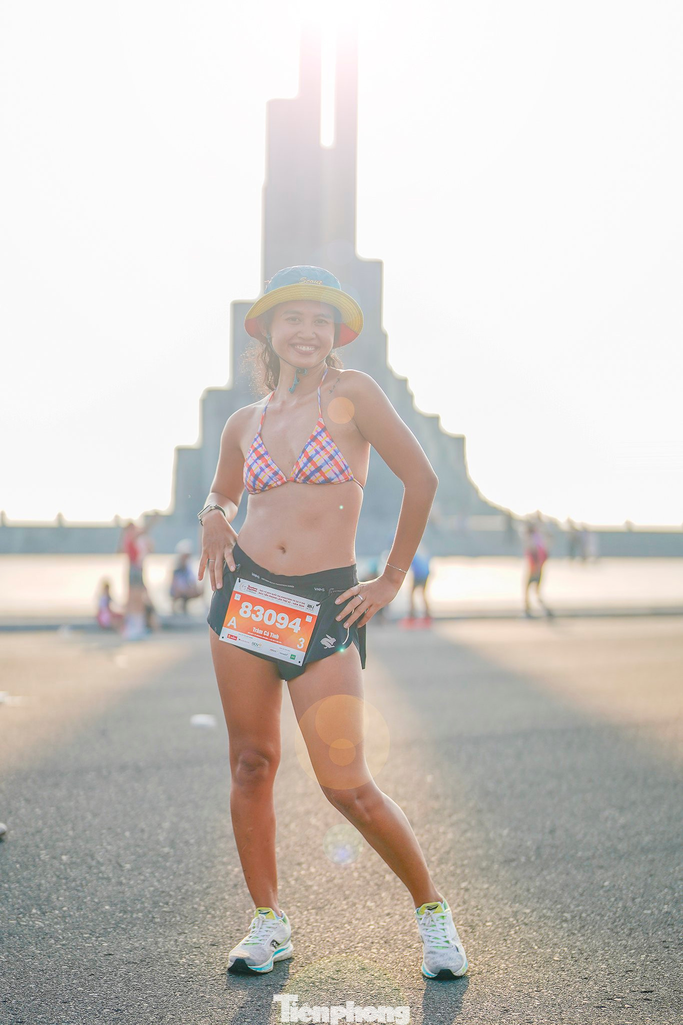 Tháp Nghinh Phong - biểu tượng cho khát vọng vươn lên của Phú Yên, đã mang lại nhiều khoảnh khắc đẹp và tiếp thêm cảm hứng, động lực trên đường chạy cho các runner.