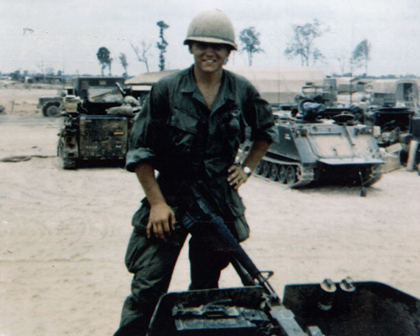 Ông Chuck Hagel khi đang phục vụ trong quân đội thời chiến tranh Việt Nam