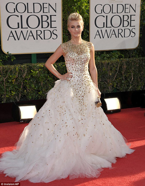 Julianne Hough xinh đẹp trên thảm đỏ lễ trao giải Quả cầu vàng. Julianne Hough xinh đẹp trên thảm đỏ lễ trao giải Quả cầu vàng
