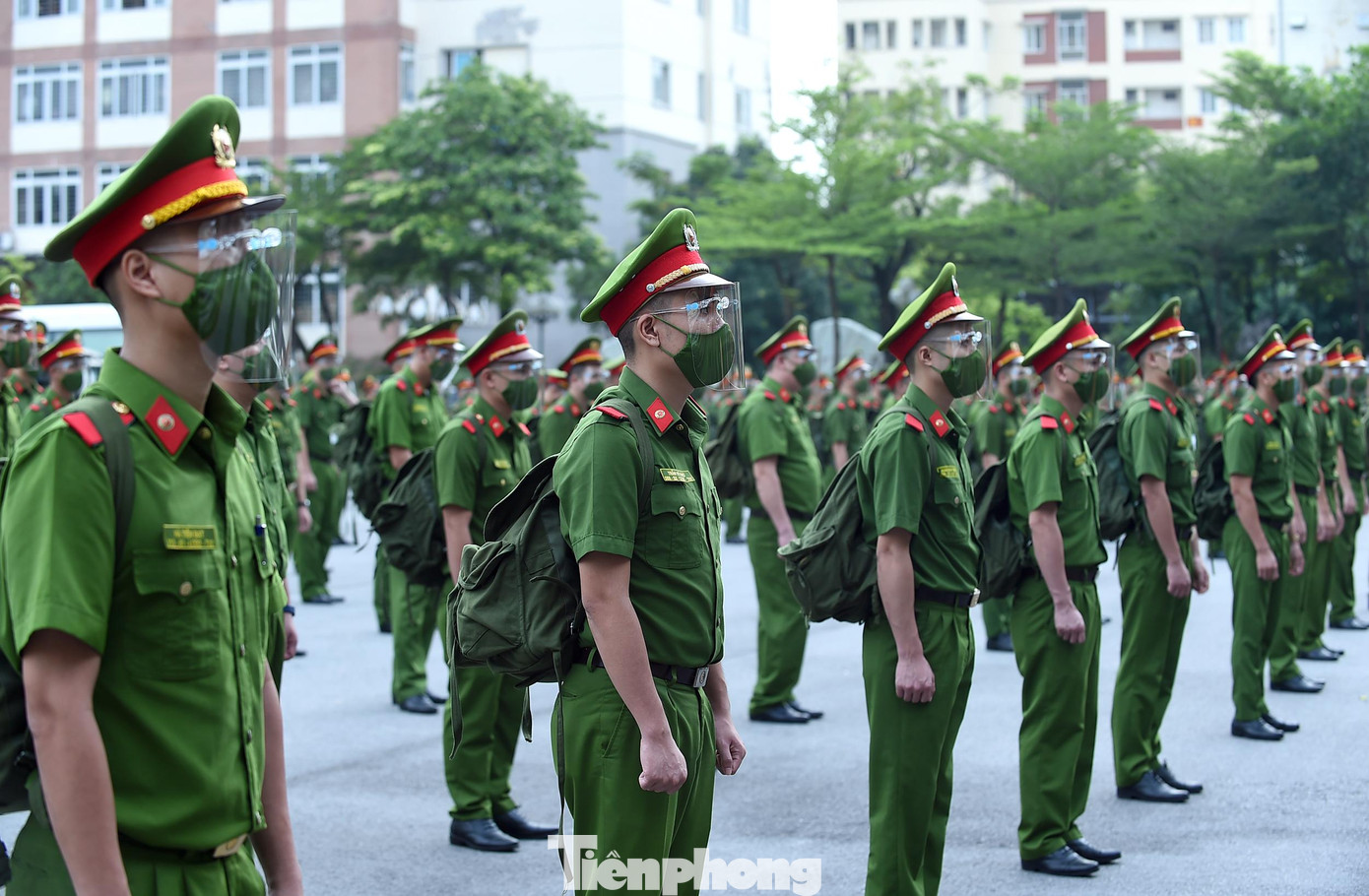 Đây là lần thứ hai Học viện Cảnh sát nhân dân tổ chức xuất quân, chi viện lực lượng cho công an các tỉnh có tình hình dịch COVID-19 diễn biến phức tạp.
