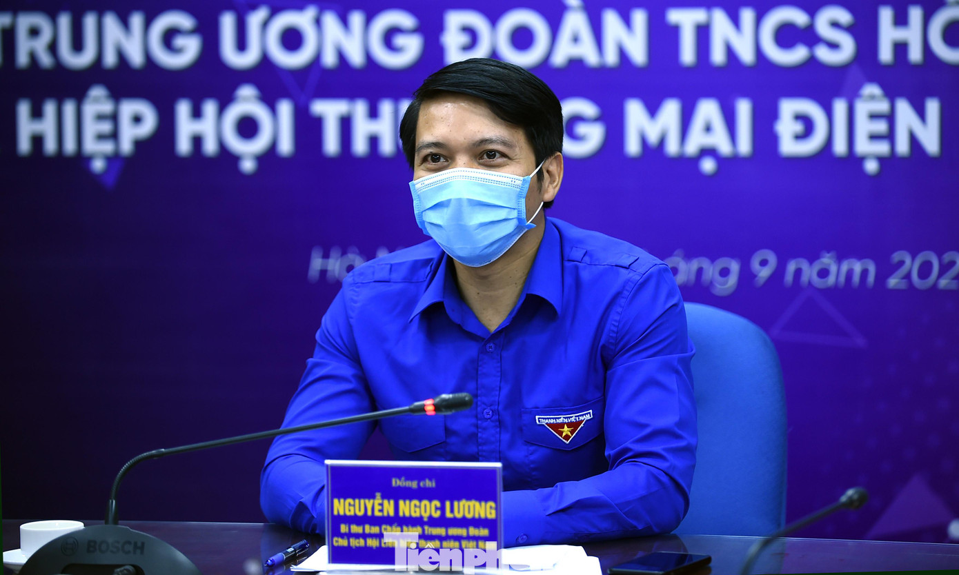 Anh Nguyễn Ngọc Lương phát biểu tại chương trình. Ảnh: Xuân Tùng Anh Nguyễn Ngọc Lương phát biểu tại chương trình. Ảnh: Xuân Tùng