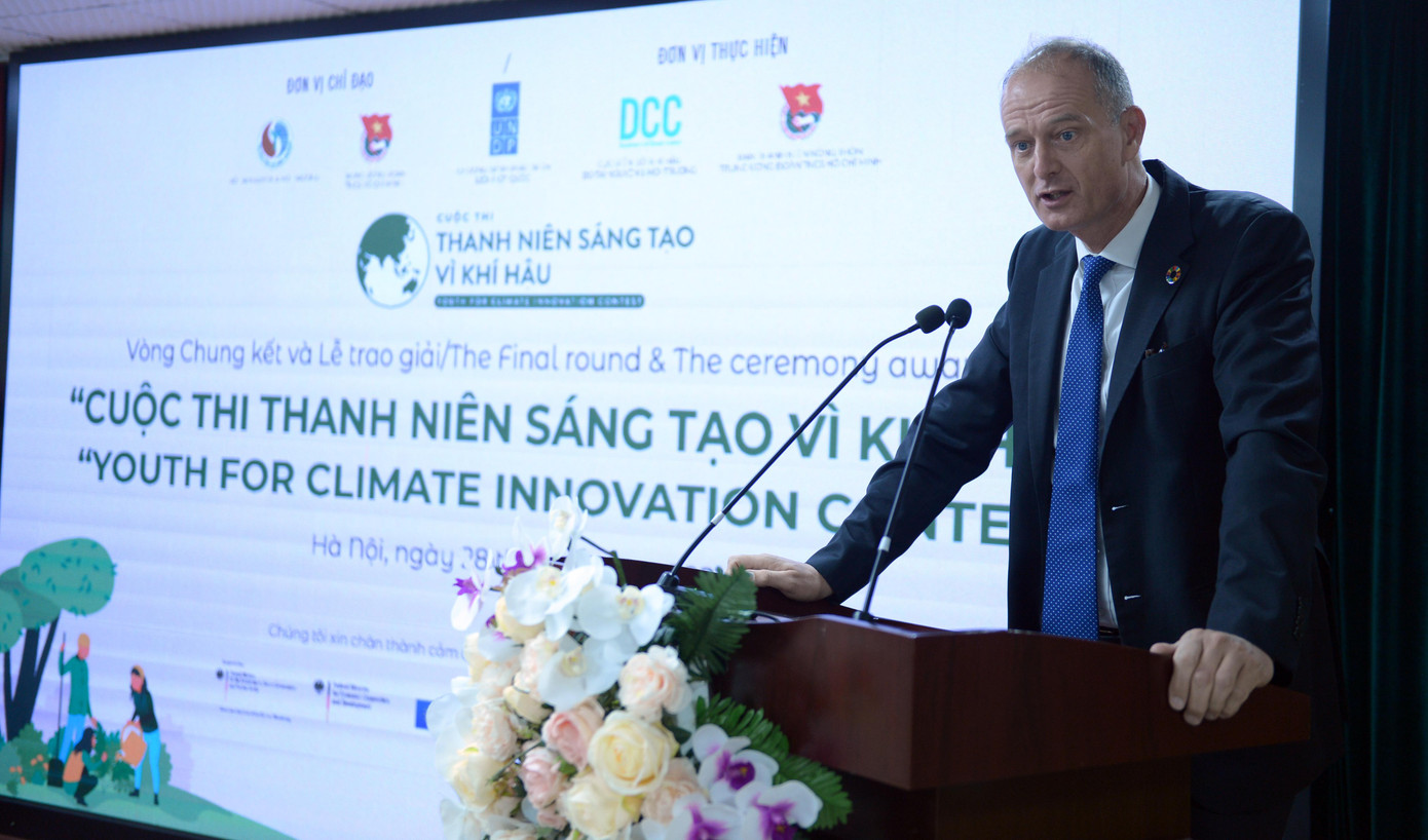 Ông Patrick Haverman chia sẻ tại chương trình. Ông Patrick Haverman chia sẻ tại chương trình.