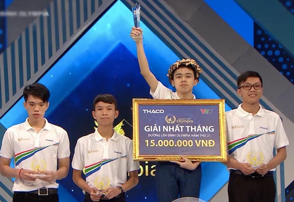 Bùi Đức Đăng giành chiến thắng cuộc thi tháng cuối cùng Đường lên đỉnh Olympia năm thứ 21 Bùi Đức Đăng giành chiến thắng cuộc thi tháng cuối cùng Đường lên đỉnh Olympia năm thứ 21