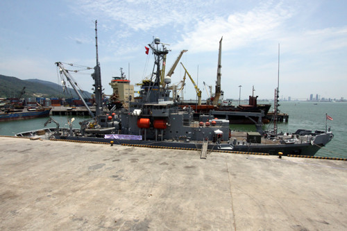 Trong các ngày lưu lại Đà Nẵng, hải quân hai nước sẽ tập luyện các kỹ năng cứu nạn...