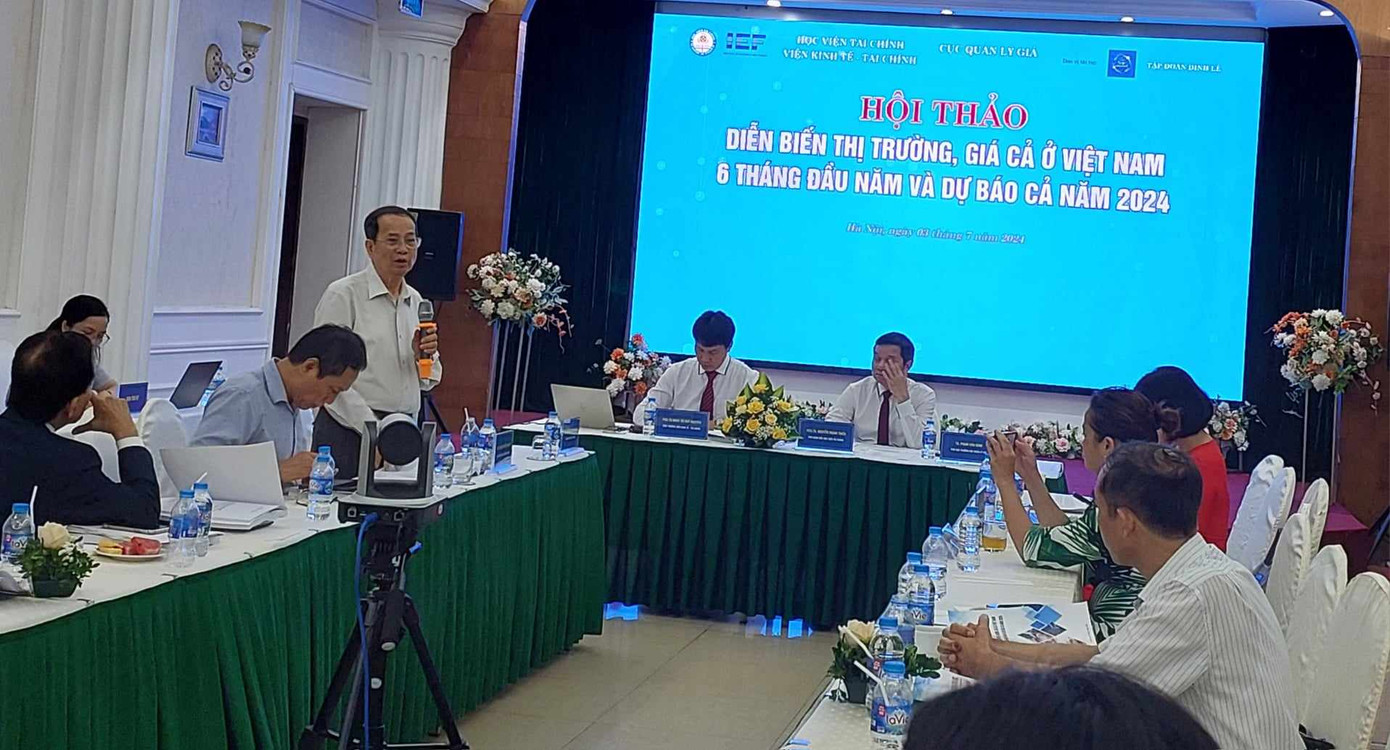 Chuyên gia Ngô Trí Long đề xuất giải pháp xử lý bất cập vàng tại hội thảo diễn biến thị trường, giá cả ngày 3/7.