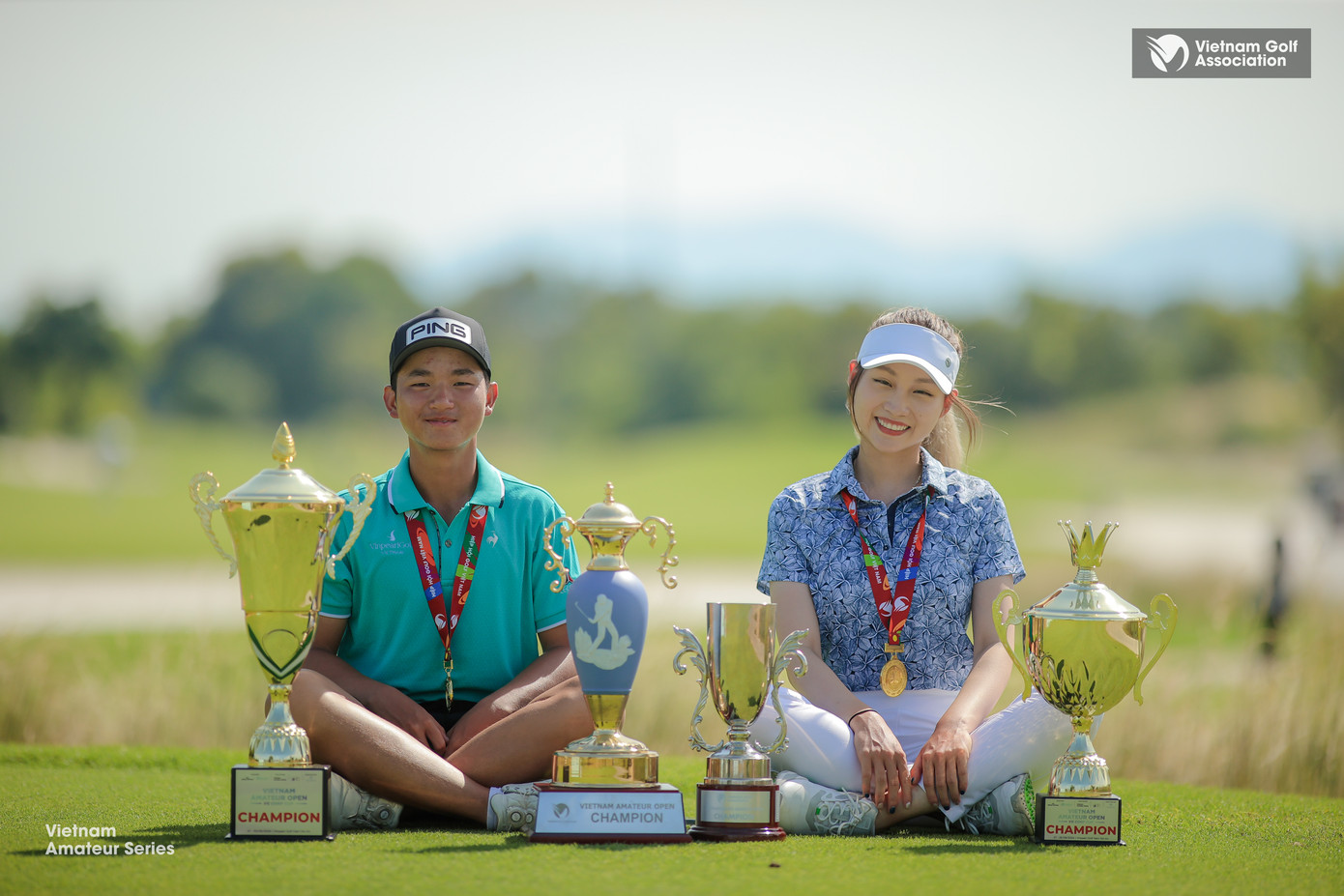 Anh Minh và Khuê Minh, hai nhà vô địch nam- nữ nghiệp dư quốc gia 2024 Anh Minh và Khuê Minh, hai nhà vô địch nam- nữ nghiệp dư quốc gia 2024