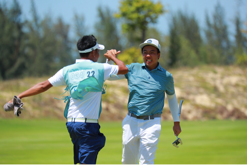 Nguyễn Đặng Minh là đương kim vô địch giải golf trẻ Thành phố Hồ Chí Minh Mở rộng