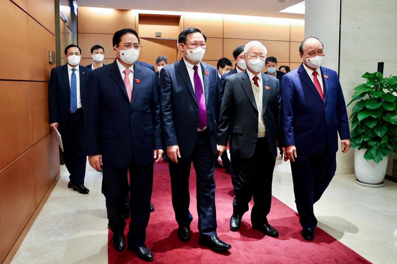 Lãnh đạo Đảng, Nhà nước tham dự phiên khai mạc kỳ họp bất thường, Quốc hội khoá XV. Ảnh Như Ý Lãnh đạo Đảng, Nhà nước tham dự phiên khai mạc kỳ họp bất thường, Quốc hội khoá XV. Ảnh Như Ý