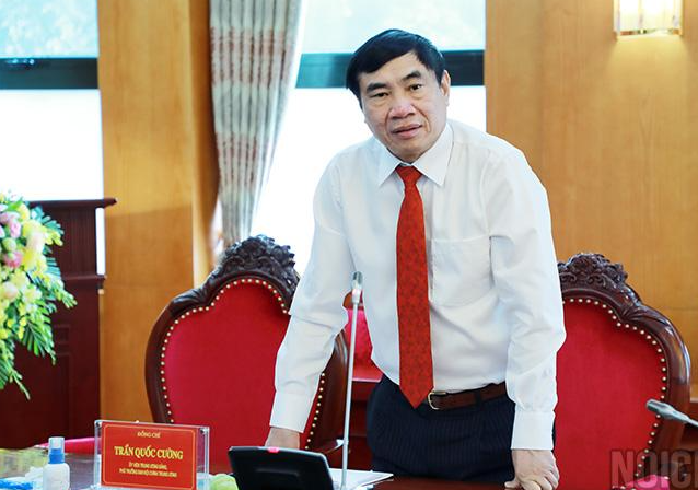 Ông Trần Quốc Cường, Ủy viên Trung ương Đảng, Phó trưởng Ban Nội chính Trung ương