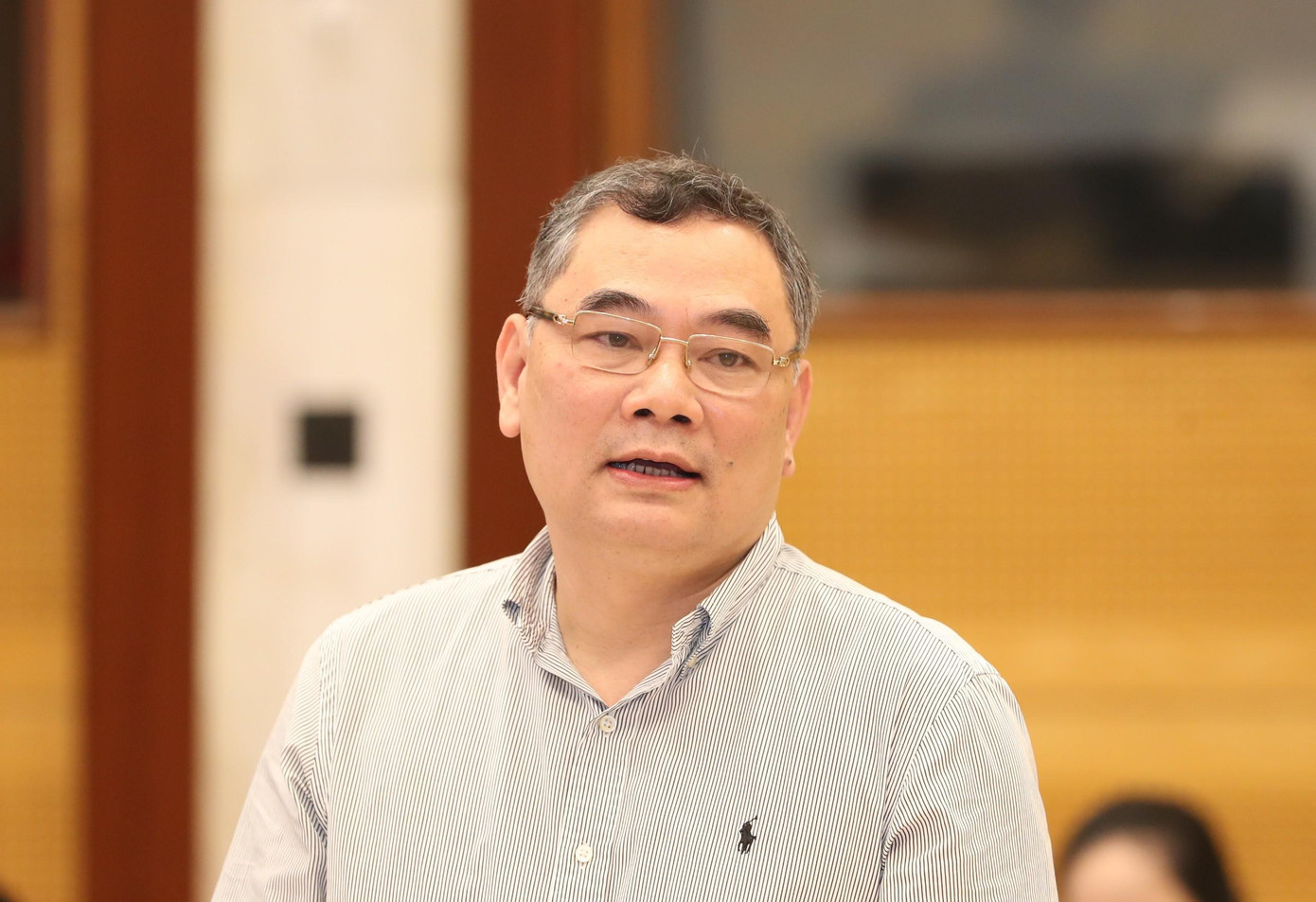 Trung tướng Tô Ân Xô, Chánh Văn phòng, Người phát ngôn Bộ Công an. Ảnh Như Ý