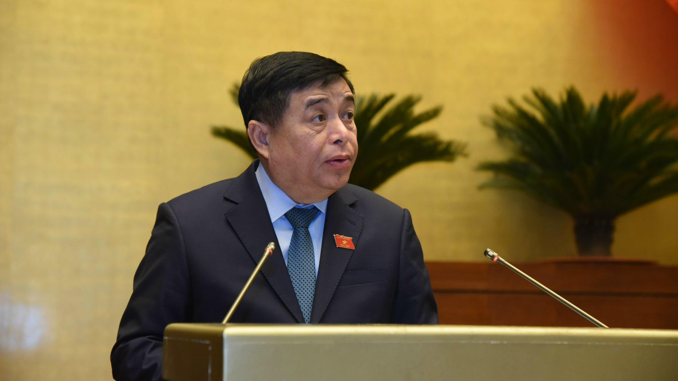 Bộ trưởng Bộ Kế hoạch và Đầu tư Nguyễn Chí Dũng. Ảnh Như Ý