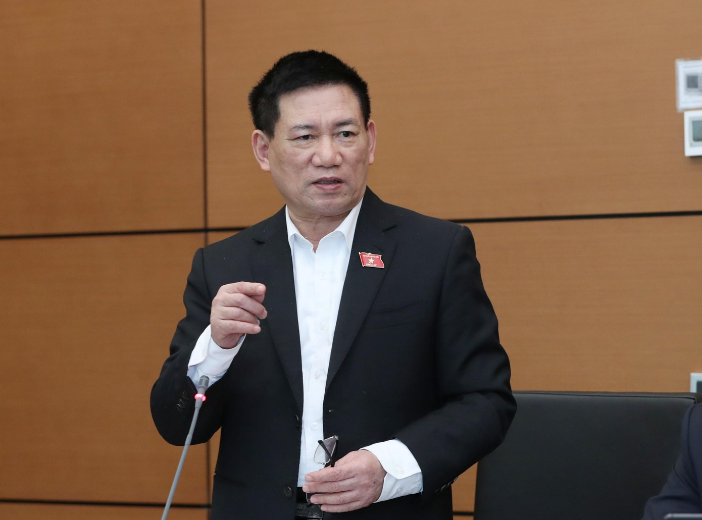 Bộ trưởng Tài chính Hồ Đức Phớc. Ảnh Như Ý