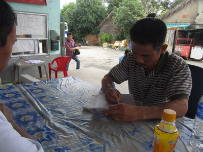 Tài xế Quỳ đang làm việc với cơ quan chức năng