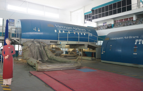 Một góc của Trung tâm huấn luyện bay