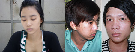 L, Tâm, Hậu tại cơ quan công an