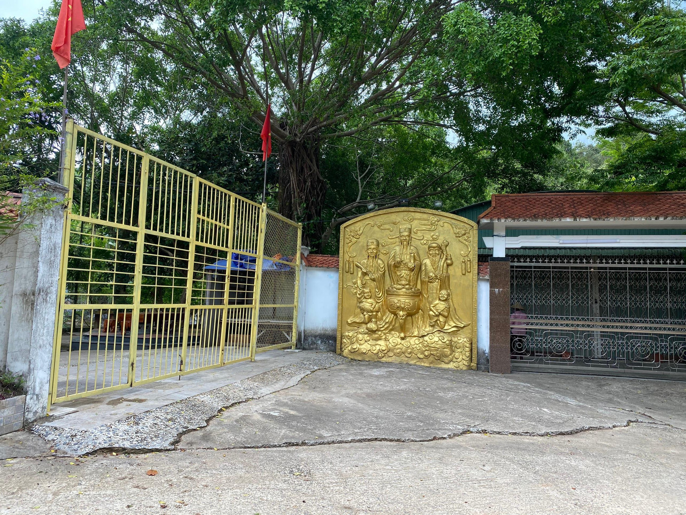 Một số công trình, hạng mục vẫn còn y nguyên sau 8 năm.