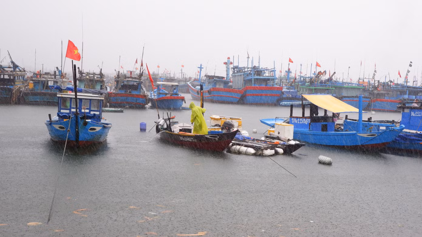 Theo báo cáo của BĐBP TP. Đà Nẵng, tổng số phương tiện tàu thuyền có đăng ký, đăng kiểm của địa phương là 1.159 phương tiện/8.316 lao động. Đến sáng nay, số tàu thuyền đang neo đậu tại các bến là 1.097 phương tiện với 7.699 lao động. Ảnh: Nguyễn Thành. Theo báo cáo của BĐBP TP. Đà Nẵng, tổng số phương tiện tàu thuyền có đăng ký, đăng kiểm của địa phương là 1.159 phương tiện/8.316 lao động. Đến sáng nay, số tàu thuyền đang neo đậu tại các bến là 1.097 phương tiện với 7.699 lao động. Ảnh: Nguyễn Thành.