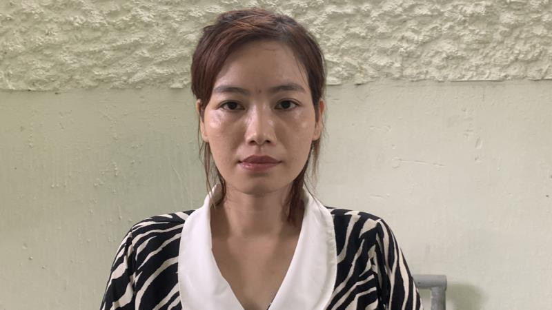 Lương Thị Ngọc Giàu tại cơ quan công an Lương Thị Ngọc Giàu tại cơ quan công an