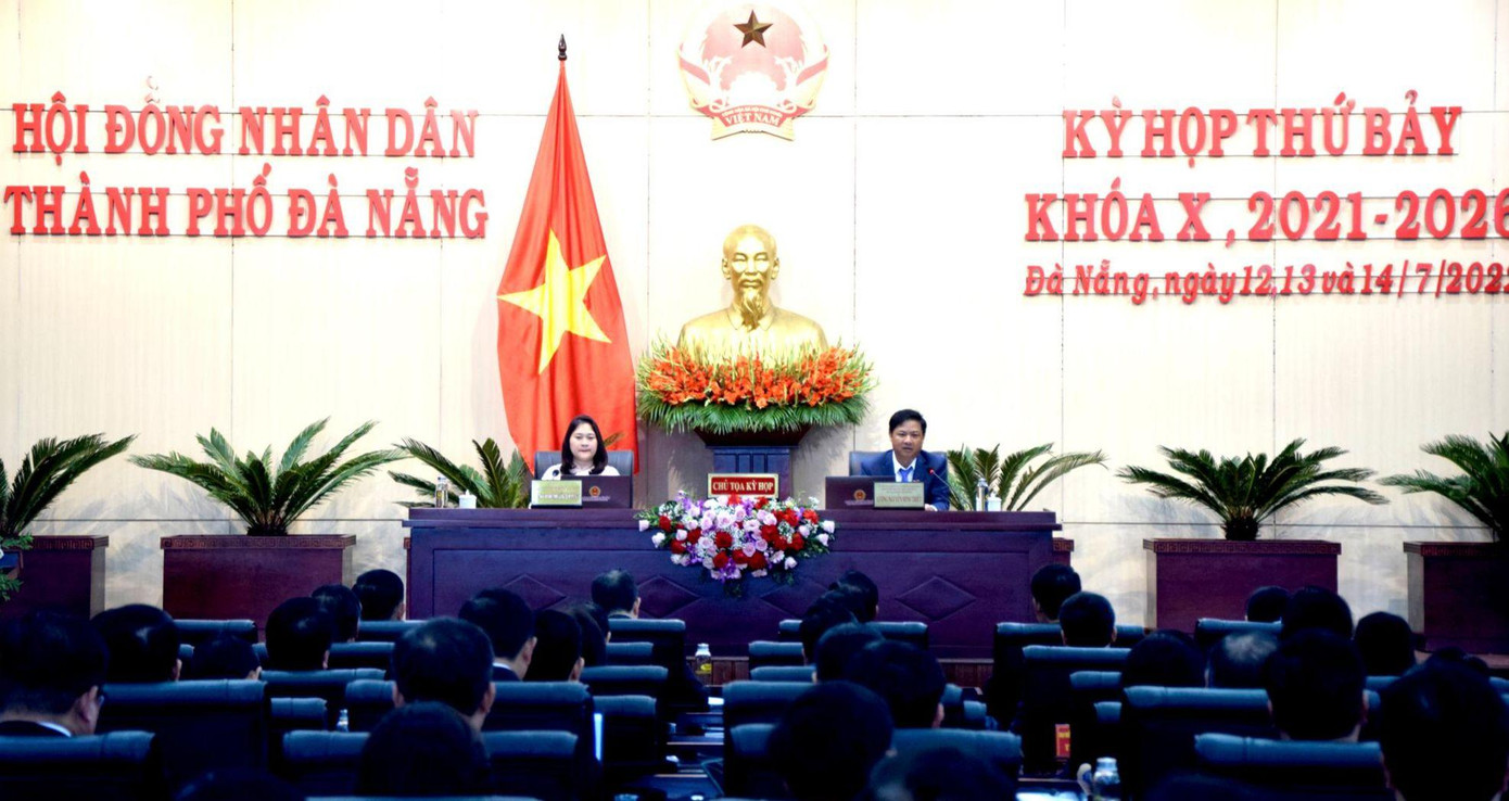 Quang cảnh kỳ họp thứ 7, HĐND TP Đà Nẵng khóa X. Quang cảnh kỳ họp thứ 7, HĐND TP Đà Nẵng khóa X.