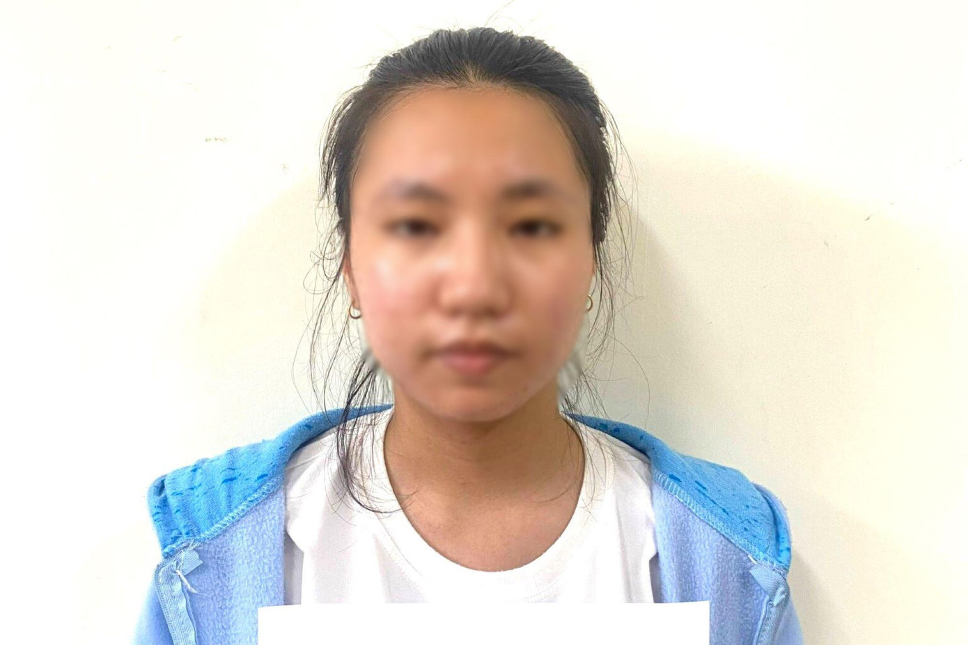 Đối tượng Nguyễn Hoài Giang tại cơ quan công an. Đối tượng Nguyễn Hoài Giang tại cơ quan công an.