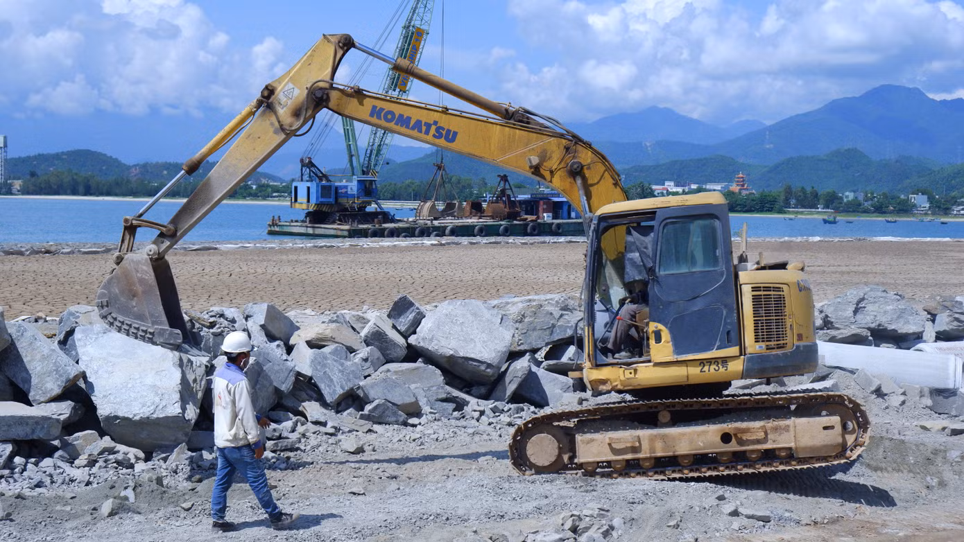 Phần cơ sở hạ tầng dùng chung khởi công cuối năm 2022, đến nay đang triển khai đúng tiến độ.